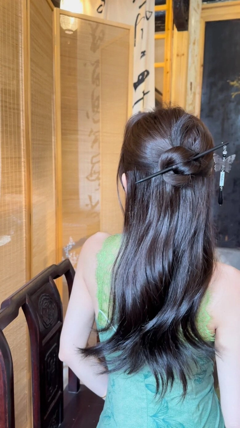Tóc búi trung hoa là gì mà cả làng mỹ nhân mê mẩn vừa đẹp vừa trẻ trung lại không hề sến - 9