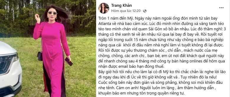Trang trần sau 1 năm sang mỹ định cư cứ nghĩ ở 3 tháng là có thẻ xanh để về việt nam ăn nhậu - 3