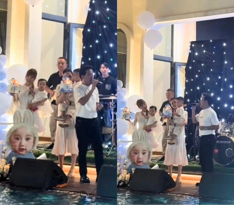 Trường giang làm tiệc thôi nôi hoành tráng cho con trai bé hope tròn 1 tuổi rõ nét tuấn tú - 2
