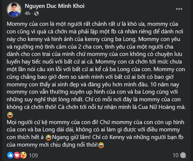 Vợ cũ của ông xã khánh vân chia sẻ lý do vẫn đăng ảnh chồng cũ nói không còn lưu luyến hay tiếc nuối ai - 1
