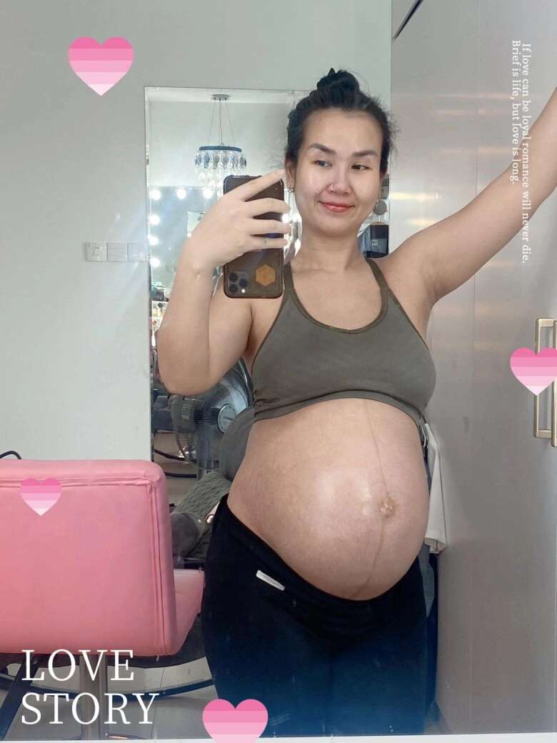 Võ hạ trâm tăng 15kg khi mang bầu lộ mặt mộc cận ngày sinh khiến kha ly nhìn là mê mong nhanh có tập 2 - 1