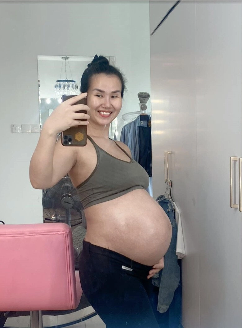Võ hạ trâm tăng 15kg khi mang bầu lộ mặt mộc cận ngày sinh khiến kha ly nhìn là mê mong nhanh có tập 2 - 2