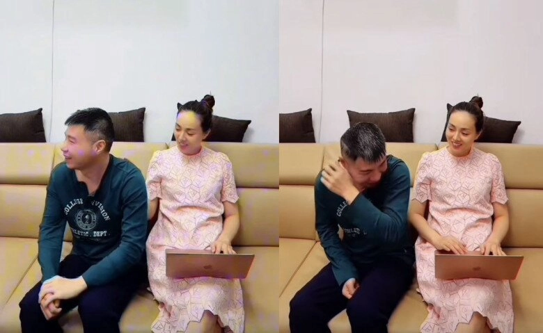 Vợ trẻ công lý khoe khoảnh khắc tình cảm bên chồng nhưng lộ bụng lùm lùm dân tình vội hỏi chuyện có em bé - 2