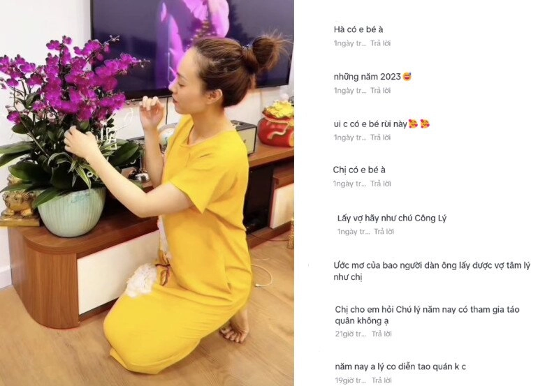 Vợ trẻ công lý khoe khoảnh khắc tình cảm bên chồng nhưng lộ bụng lùm lùm dân tình vội hỏi chuyện có em bé - 3