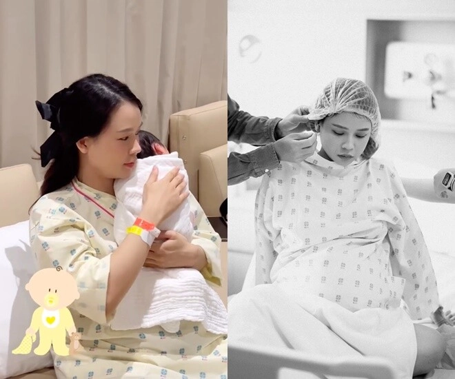 2 sao việt gặp hiện tượng hiếm khi sinh con người có em bé lai người mong quý tử thi toán quốc tế - 10