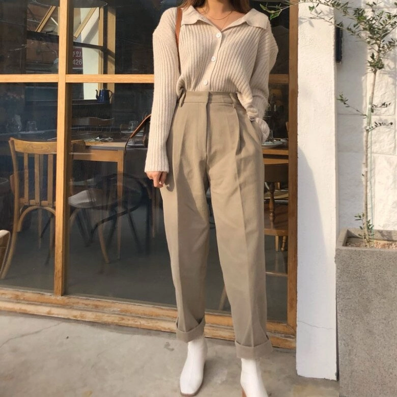 4 kiểu quần mùa thu tôn dáng lại dễ mặc chị em phối cùng sơ mi hay áo len dệt kim đều đẹp hết nước chấm - 3