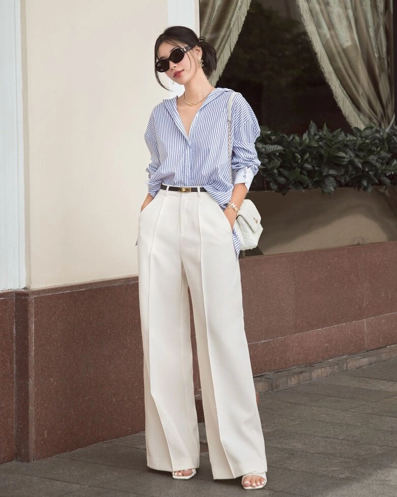 4 kiểu quần mùa thu tôn dáng lại dễ mặc chị em phối cùng sơ mi hay áo len dệt kim đều đẹp hết nước chấm - 6