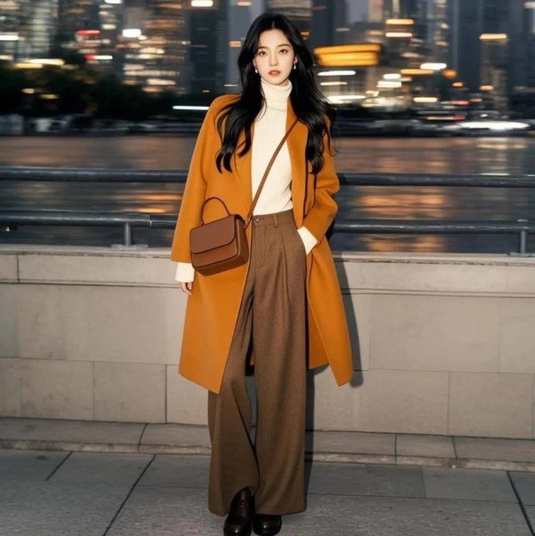 Ai còn mặc đồ đen trắng vào mùa thu đông 2025 người có gu đều thích 6 combo sắc màu cứ phối cùng nhau cực sang lại sáng da - 6