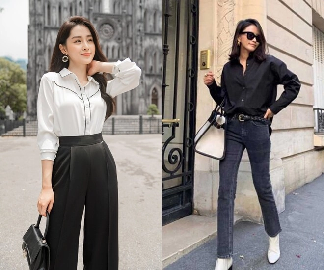 Cất sơ mi đen trắng đi những màu áo sơ mi đẹp nhất diện mùa thu này đã lộ diện giúp chị em mặc vào liền trẻ lại 10 tuổi - 1