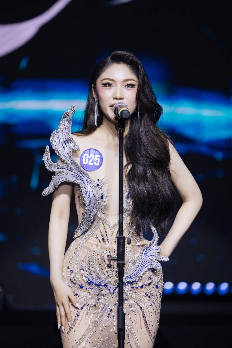 Cô gái 2k2 vừa đăng quang hoa hậu đại dương việt nam biết nói 4 thứ tiếng nhan sắc đời thường gây chú ý - 2