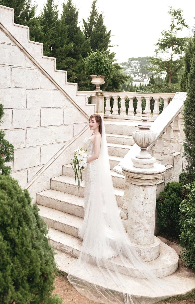 Cô giáo hot nhất mxh âu hà my bất ngờ tung ảnh cưới lần 2 xinh như búp bê danh tính chú rể là ẩn số - 5