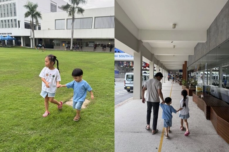 Con sao việt trên sân bóng rổ subeo của hồ ngọc hà có cả nhà đến cổ vũ ái nữ nhà quyền linh đúng chuẩn nữ thần - 2