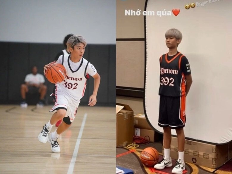 Con sao việt trên sân bóng rổ subeo của hồ ngọc hà có cả nhà đến cổ vũ ái nữ nhà quyền linh đúng chuẩn nữ thần - 6