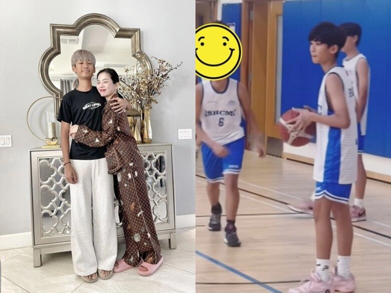 Con sao việt trên sân bóng rổ subeo của hồ ngọc hà có cả nhà đến cổ vũ ái nữ nhà quyền linh đúng chuẩn nữ thần - 7