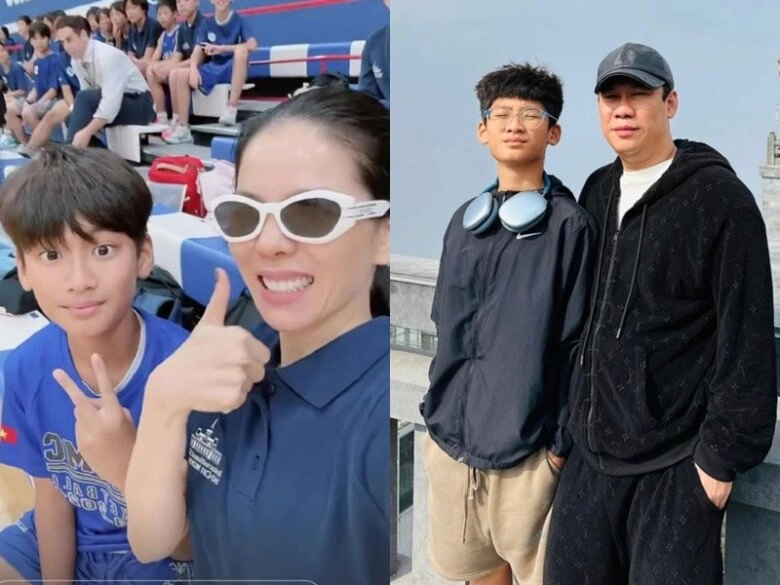 Con sao việt trên sân bóng rổ subeo của hồ ngọc hà có cả nhà đến cổ vũ ái nữ nhà quyền linh đúng chuẩn nữ thần - 8