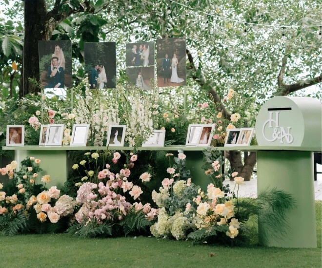 Đám cưới hồ quang hiếu với vợ kém 17 tuổi con trai lên lễ đường cùng bố mẹ chưa tới 100 khách tham dự - 1