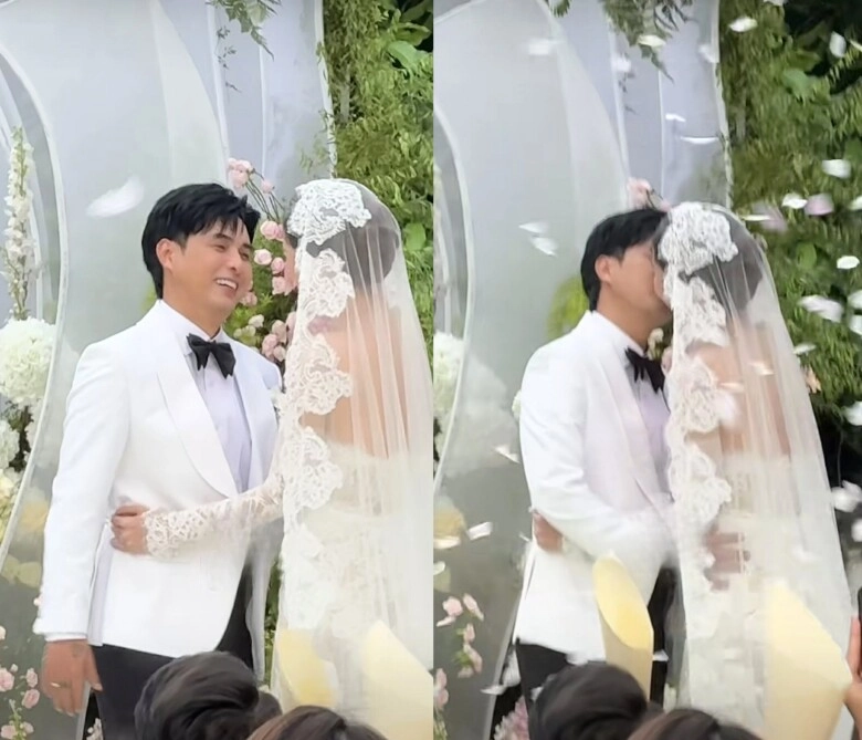 Đám cưới hồ quang hiếu với vợ kém 17 tuổi con trai lên lễ đường cùng bố mẹ chưa tới 100 khách tham dự - 7