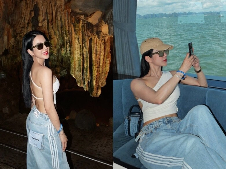 Diệp lâm anh u40 ngày càng hồi xuân chăm mặc áo ngắn cũn cực cuốn hút sau khi công khai bạn trai kém tuổi - 6