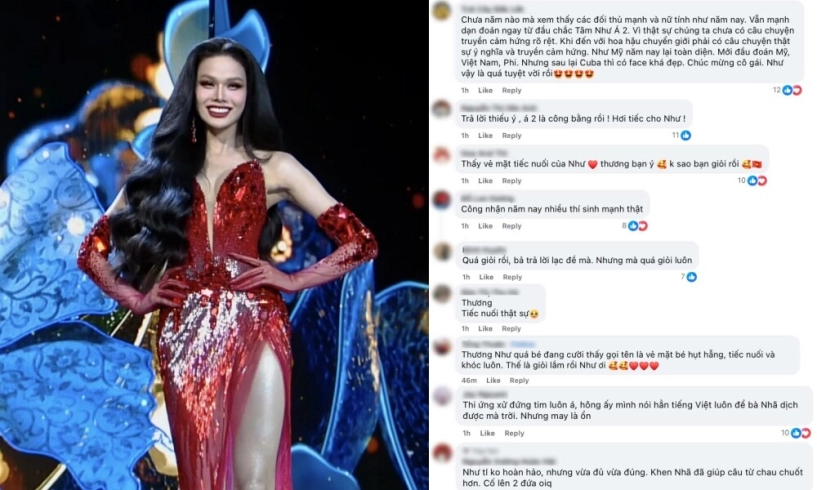 Hà tâm như trở thành á hậu chuyển giới quốc tế 2025 dân mạng khen người phiên dịch gánh còng lưng - 8