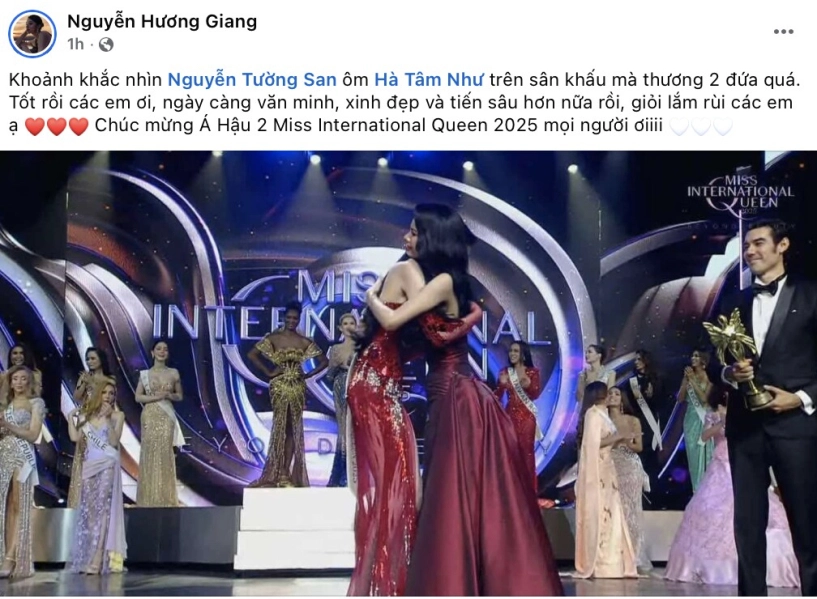 Hà tâm như trở thành á hậu chuyển giới quốc tế 2025 dân mạng khen người phiên dịch gánh còng lưng - 10