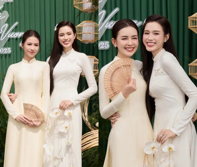 Hai mỹ nhân gây sốt trong lễ nạp tài của đỗ hà nhan sắc xinh như hoa hậu chăm mặc hở khoe dáng gợi cảm - 1