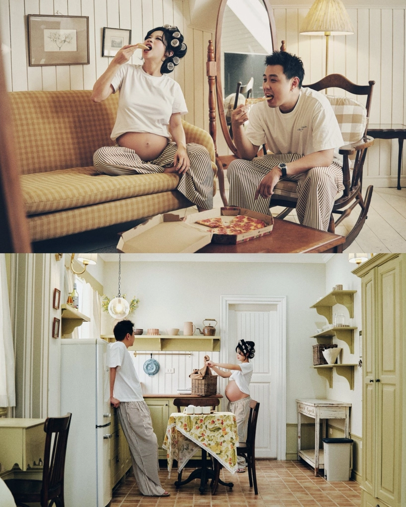 Hàn hằng về dáng sau sinh thần tốc khiến netizen ngỡ ngàng - 10