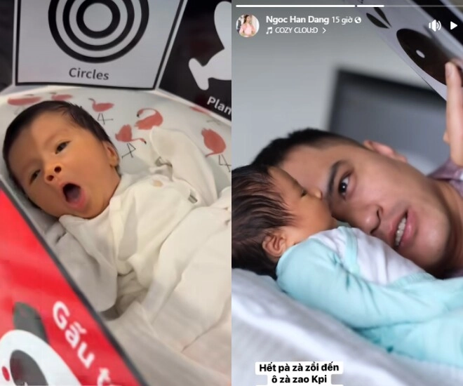 Hoa hậu ngọc hân rèn kỷ luật cho con trai từ sớm em bé ngoại giao được bố mẹ thay phiên cho học bài - 2