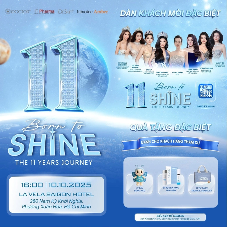 Idoctor kỷ niệm 11 năm hành trình khoa học và sắc đẹp chuẩn bị ra mắt inbiotec amber - 1