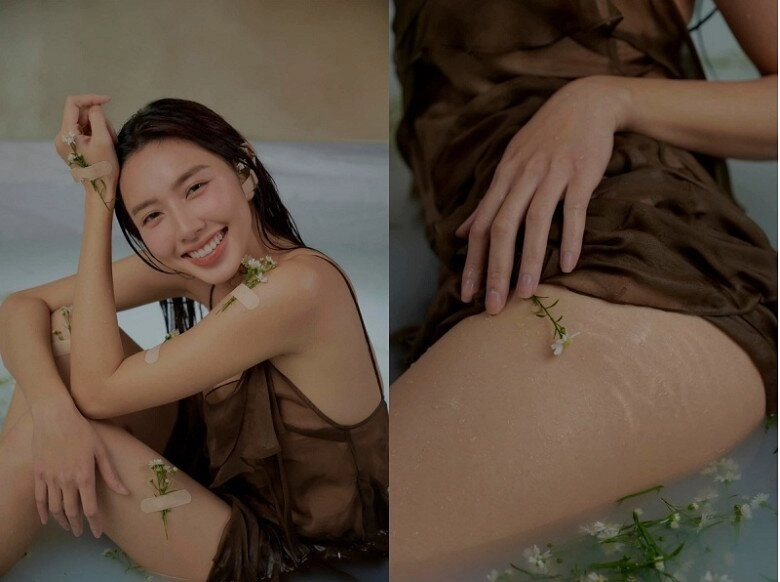Khi hoa - á hậu cũng có khuyết điểm thùy tiên đầy vết rạn da phương nhi không thể sửa - 10