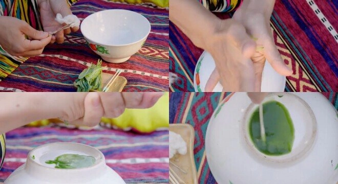 Không cần dầu gội đắt tiền tại sao các cô gái tân cương có mái tóc dày đẹp hiếm thấy bí kíp nằm ở loại cỏ thiên nhiên này - 5