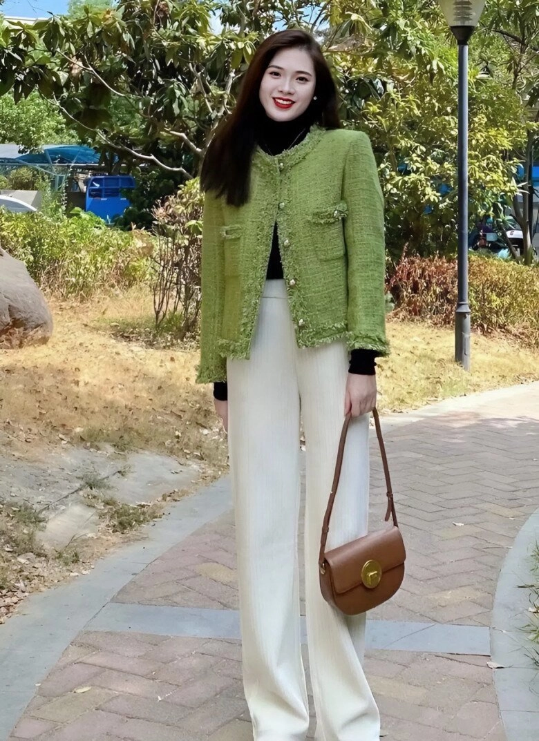 Kiểu quần mùa đông chỉnh dáng siêu đỉnh hơn quần ống rộng giúp chân thon dài lại ấm áp hơn quần jeans - 2