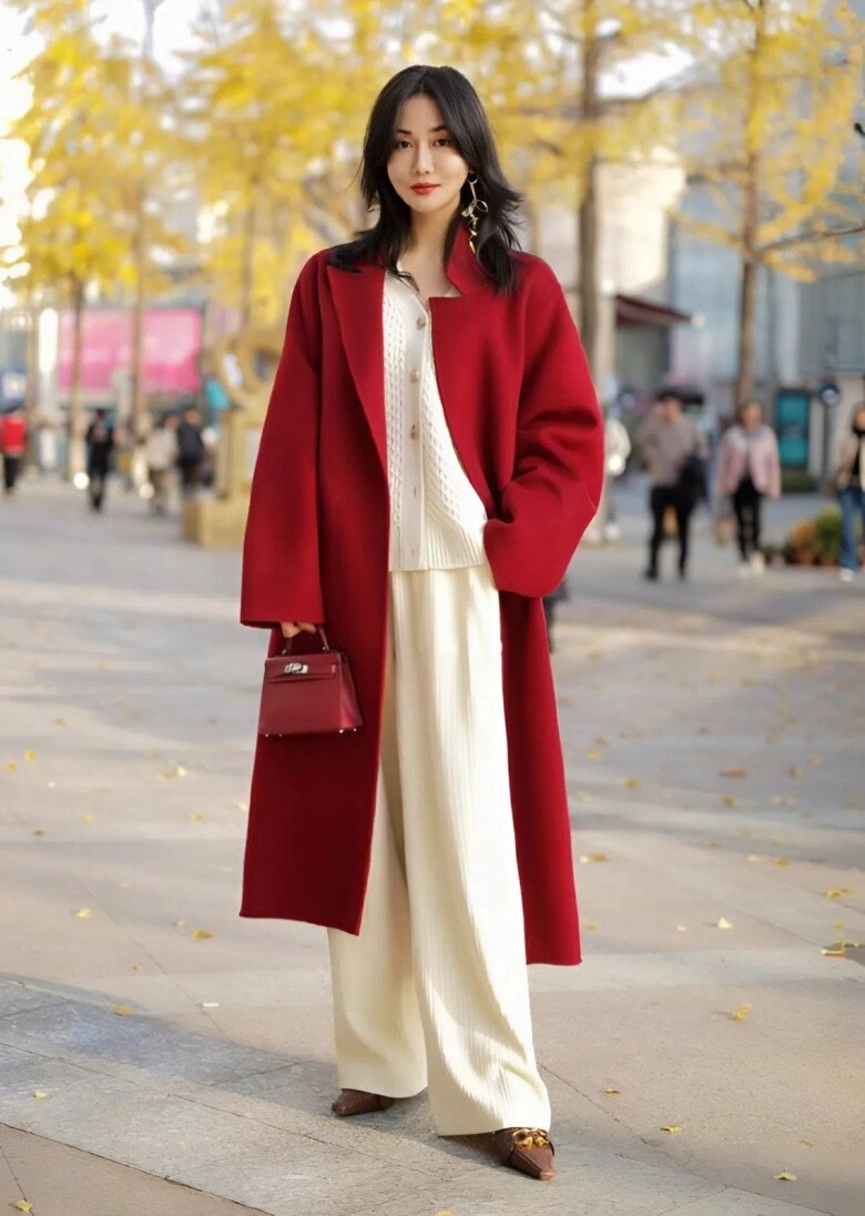 Kiểu quần mùa đông chỉnh dáng siêu đỉnh hơn quần ống rộng giúp chân thon dài lại ấm áp hơn quần jeans - 7