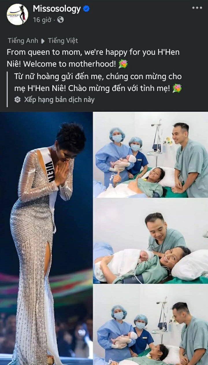Loạt trang tin quốc tế vui mừng khi hoa hậu hhen niê sinh con mong ái nữ sau này phục thù cho mẹ ở miss universe - 2