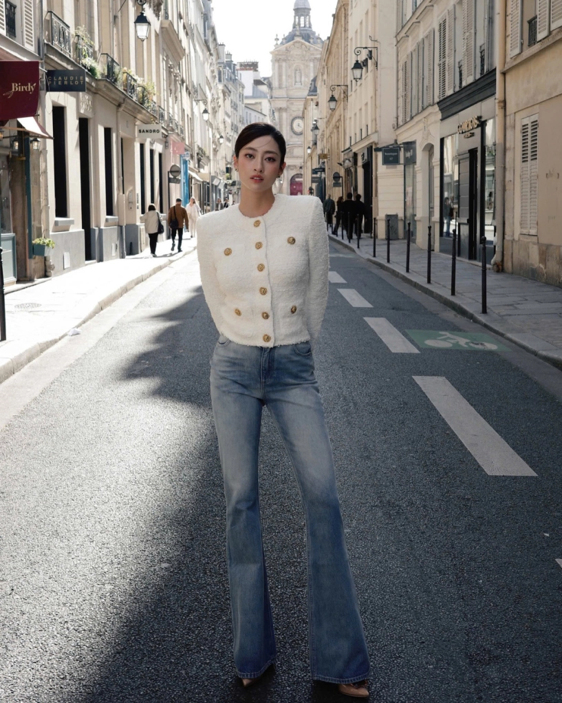 Lương thùy linh liên tục diện đồ hàng hiệu trên phố paris london - 1
