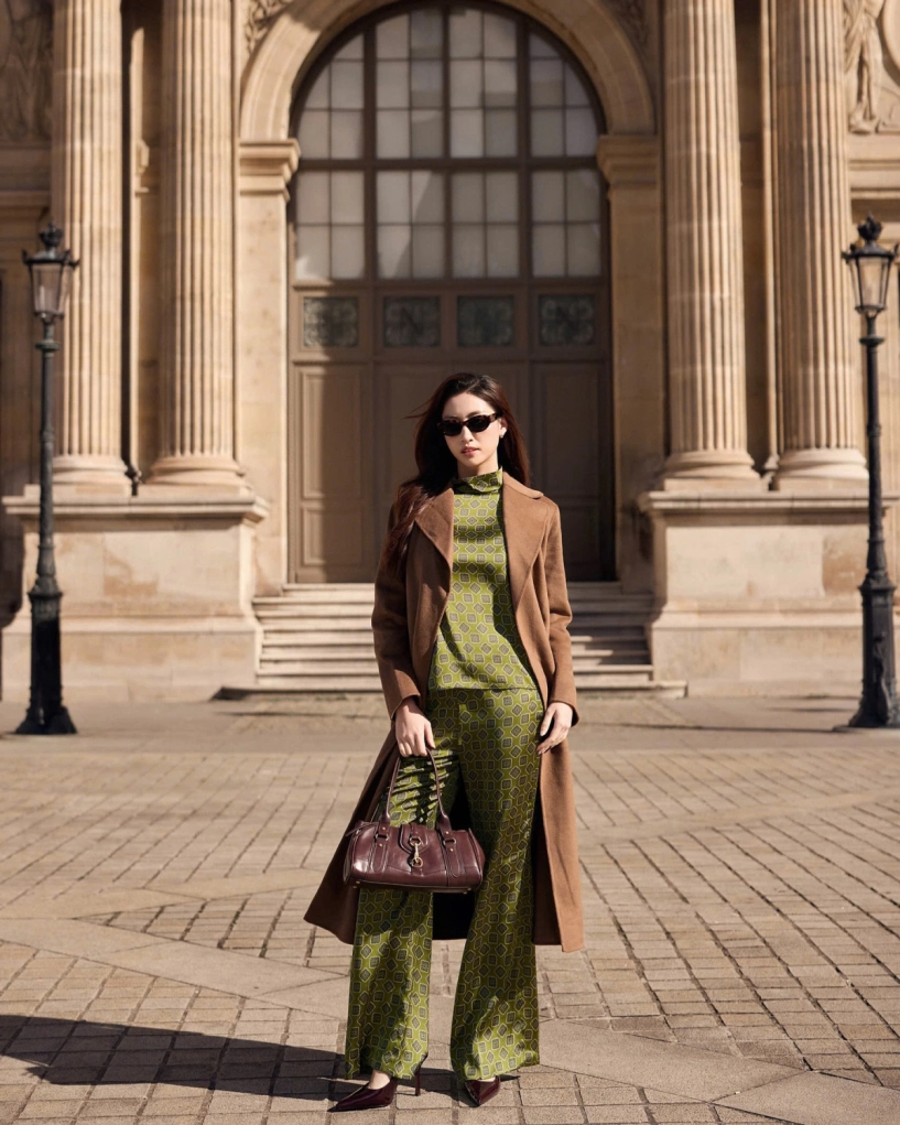 Lương thùy linh liên tục diện đồ hàng hiệu trên phố paris london - 5