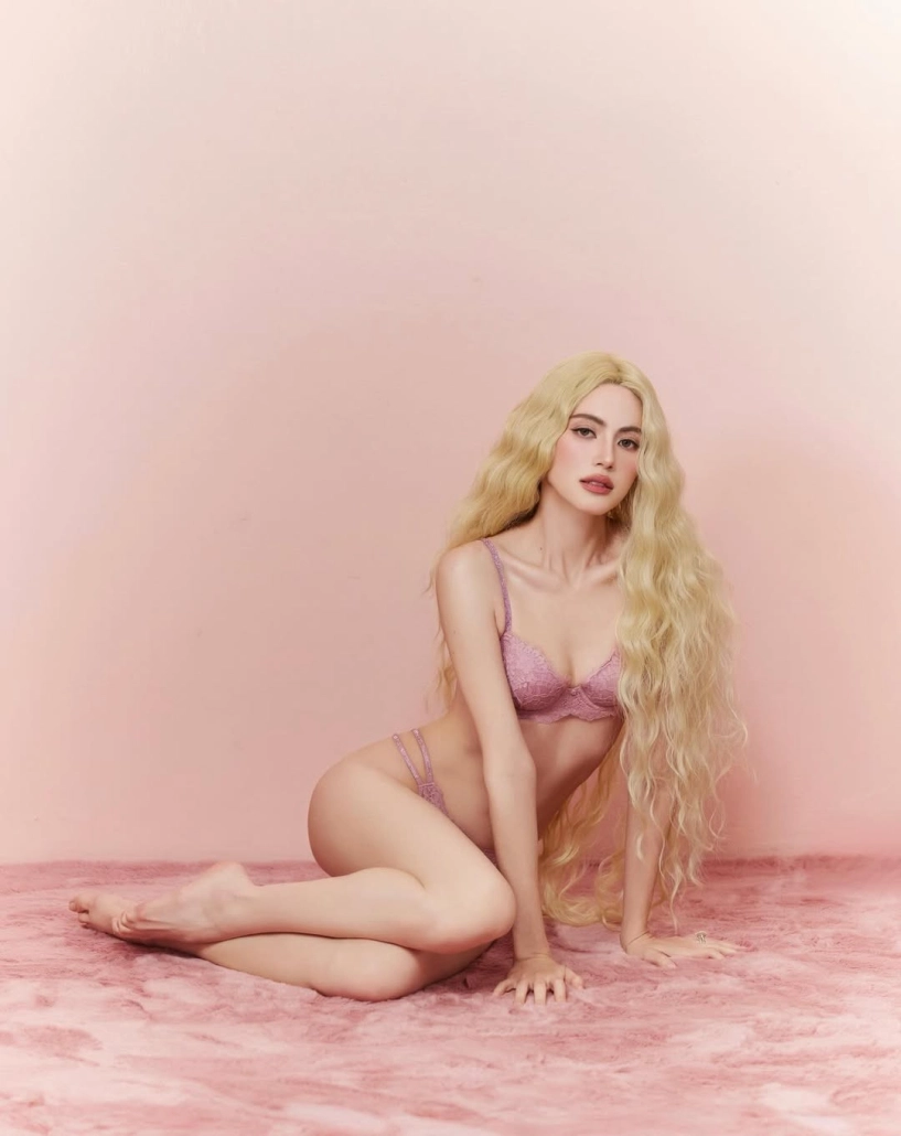 ma nữ đẹp nhất thái lan mai davika hóa búp bê barbie tóc vàng nóng bỏng - 6