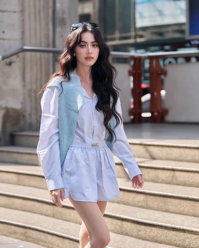 ma nữ đẹp nhất thái lan mai davika hóa búp bê barbie tóc vàng nóng bỏng - 10