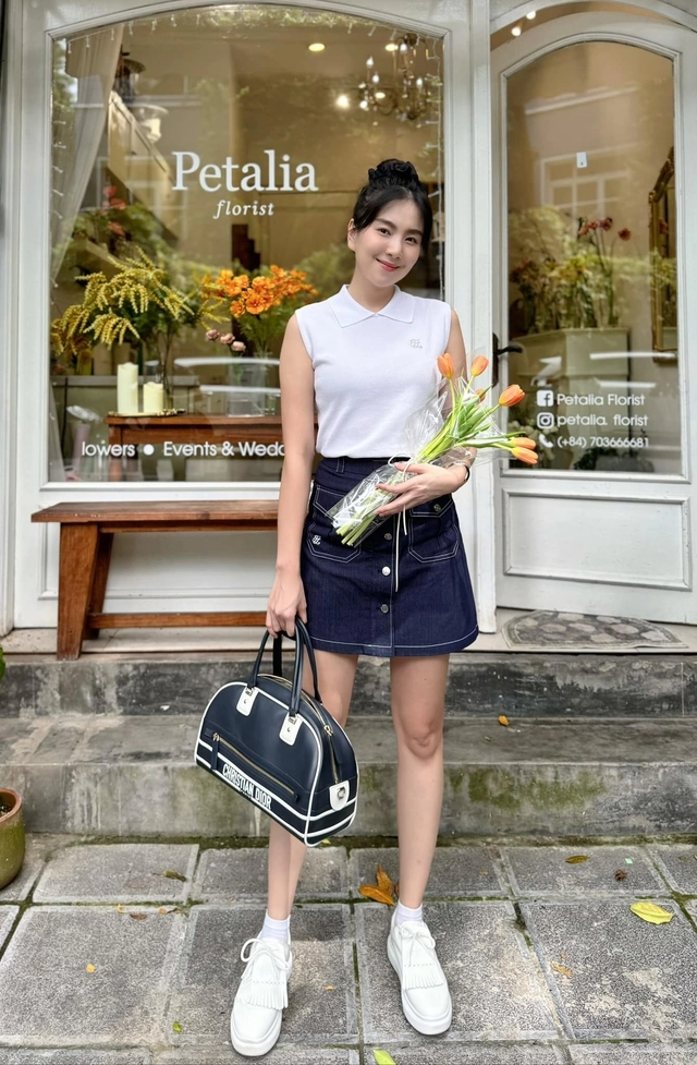 Mix đồ xinh đẹp cả đi làm lẫn đi chơi cùng btv mai ngọc - 4