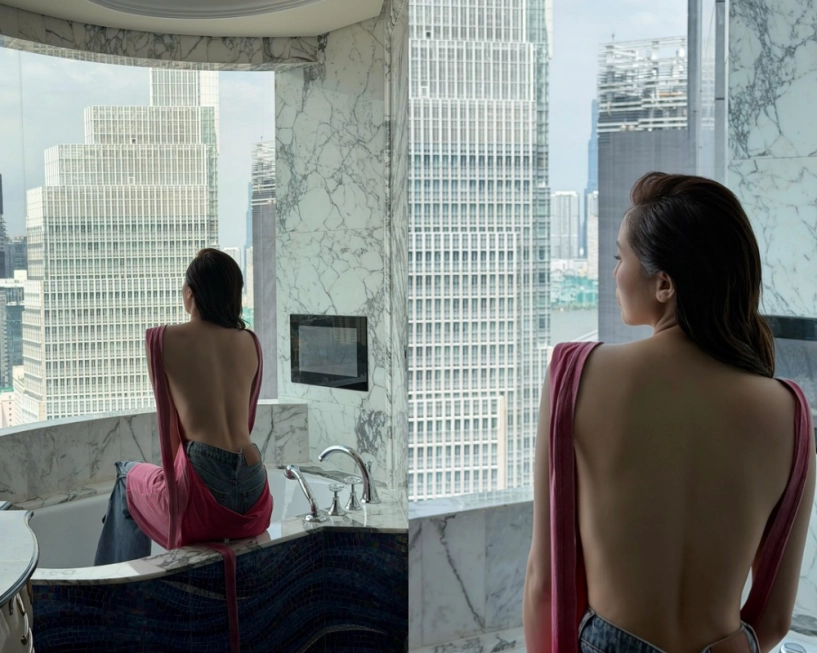 nàng hậu số 1 vbiz khoe bóng lưng ai ngắm cũng phải trầm trồ - 3