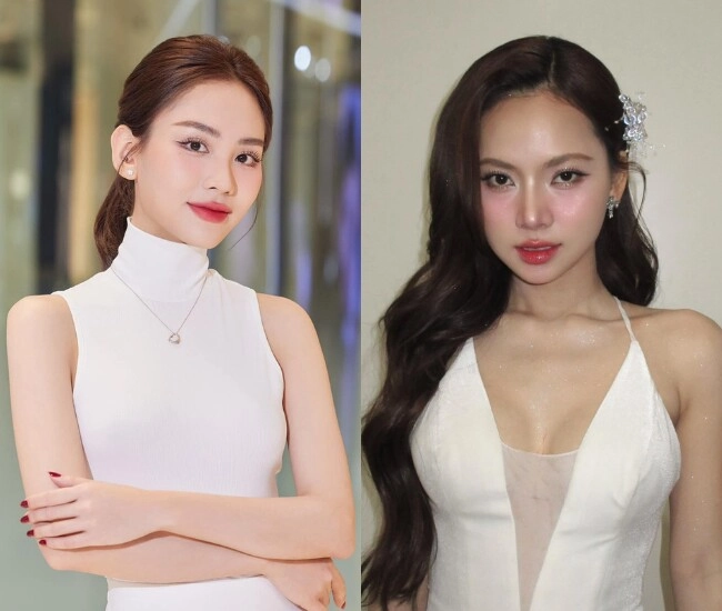 Nữ ca sĩ 1m54 như sinh đôi với hoa hậu mai phương mê mặc khoét sâu khoe vòng một phồn thực hậu dao kéo - 1