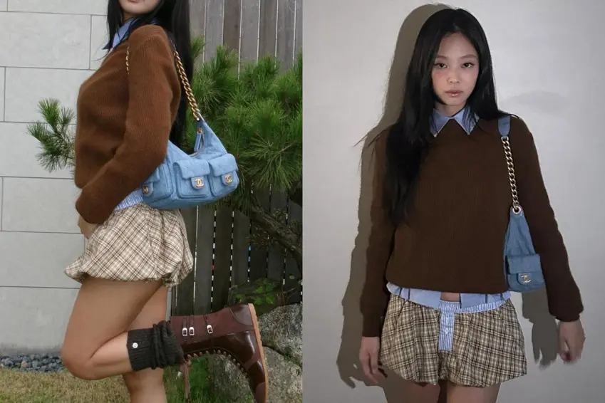 Sang thu đừng vội cất chân váy bí áp dụng 5 công thức mặc đẹp giúp kéo dài chân chẳng thua váy ngắn - 1