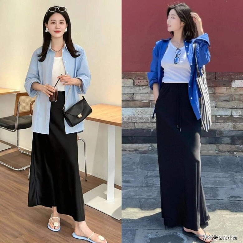 1001 cách phối đồ với chân váy lụa satin vào mùa thu không phải phụ nữ pháp vẫn sang chảnh trong từng hơi thở - 4