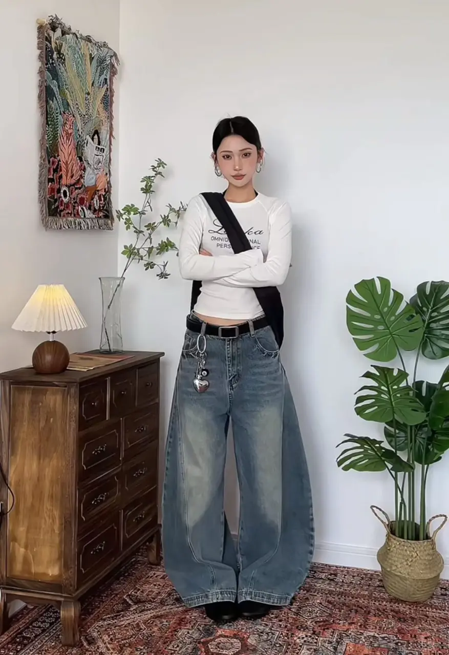 3 kiểu quần ống rộng hot nhất 2025 chọn đúng kiểu là chân dài miên man dáng chuẩn khỏi cần chỉnh - 2