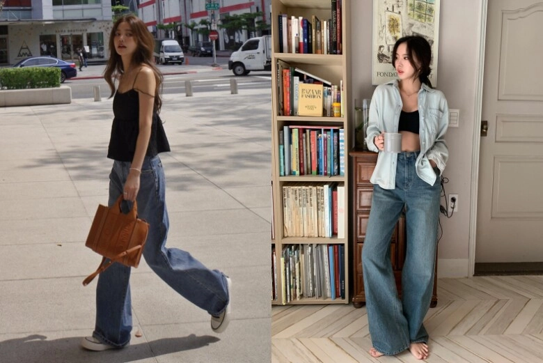 3 kiểu quần ống rộng hot nhất 2025 chọn đúng kiểu là chân dài miên man dáng chuẩn khỏi cần chỉnh - 6