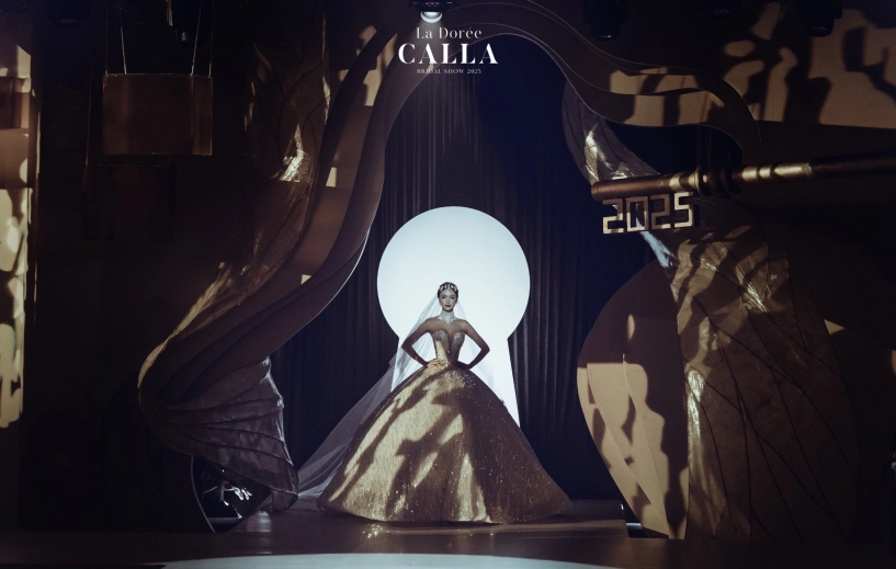 Á hậu cẩm ly đốn tim khán giả khi hóa thân thành cô dâu xinh đẹp trong calla show 2025 - 5