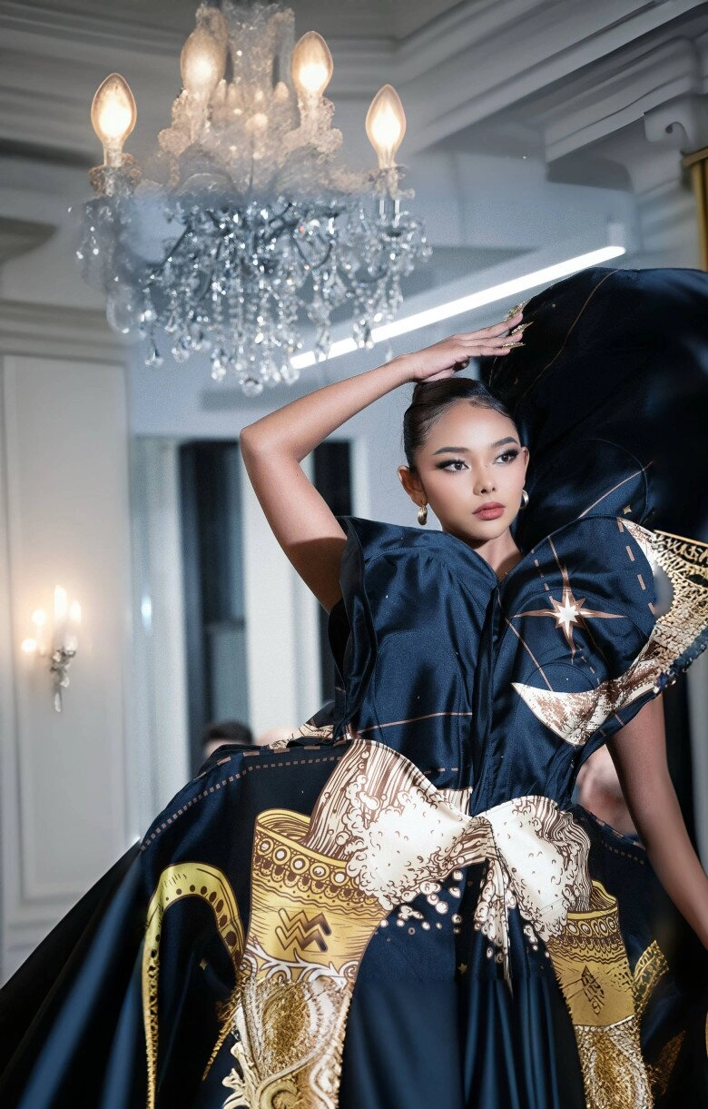 Á hậu hồng đăng hà kino trình diễn tạinew york couture fashion week - 5