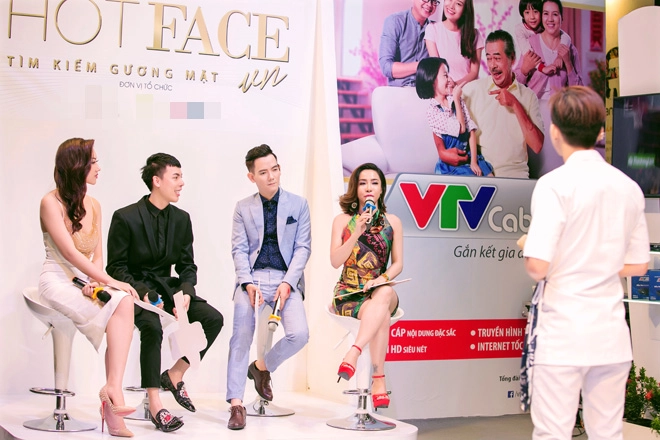 Á khôi mai diệu linh xinh đẹp khi làm giám khảo cho hot face - 5