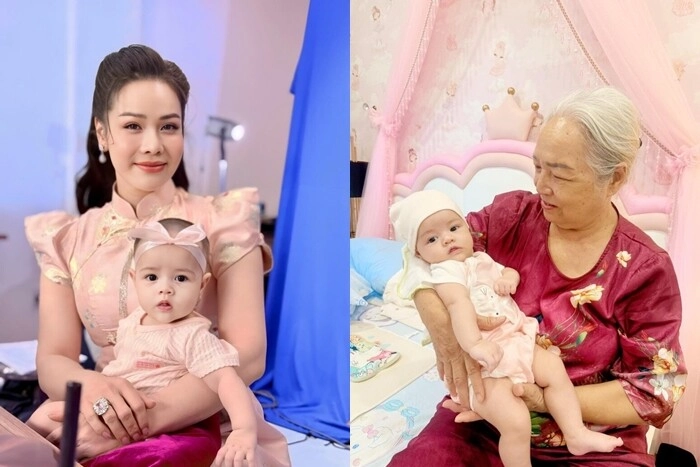 Ái nữ lai nhà nhật kim anh là phiên bản mini của mẹ ánh mắt long lanh nhìn không rời khi thấy phụ huynh trên tivi - 3