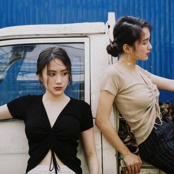 Bất ngờ với cặp chị em người lào gốc việt xinh đẹp ngọt ngào chẳng kém gì hoa hậu - 2