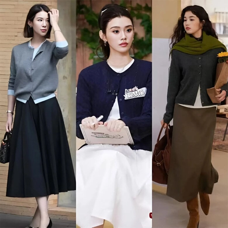 Bí quyết phối áo khoác cùng váy mùa thu giúp nàng mét rưỡi tránh bị nuốt dáng tôn chiều cao và thời thượng - 8